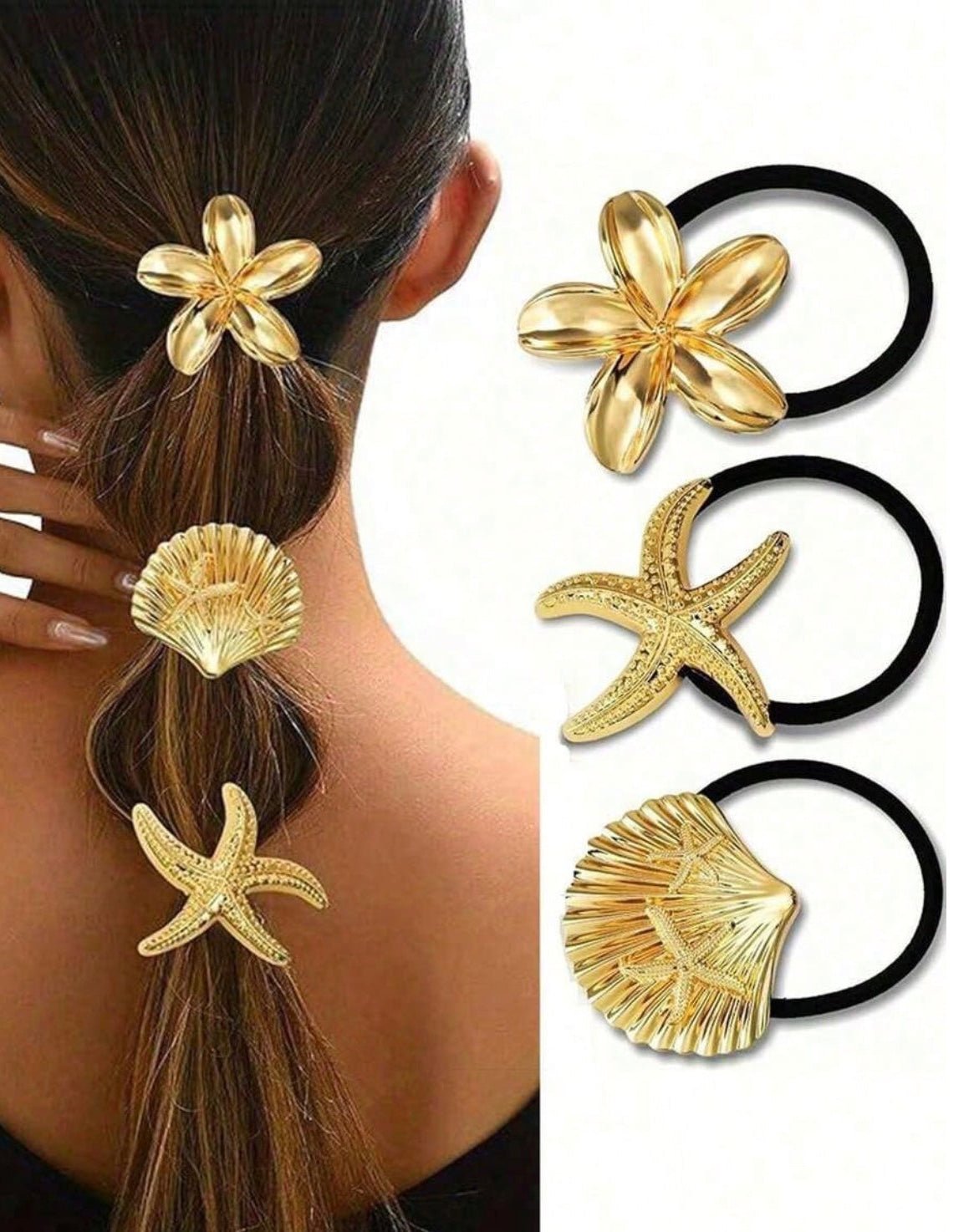 Palm Beach Babe Hair Ties - Frosted Feminine
