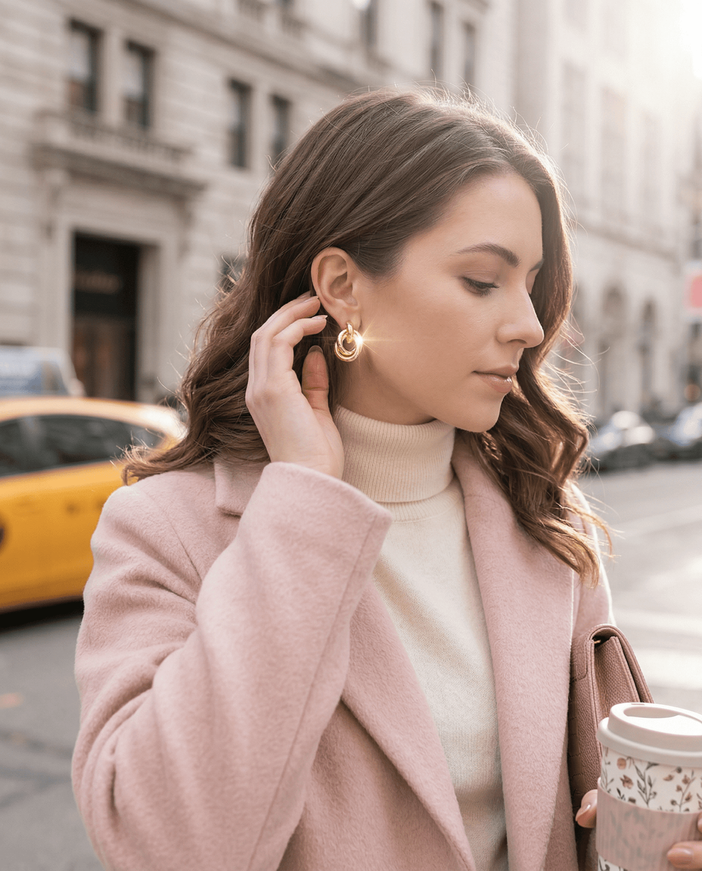 5th Avenue Earrings - Frosted Feminine