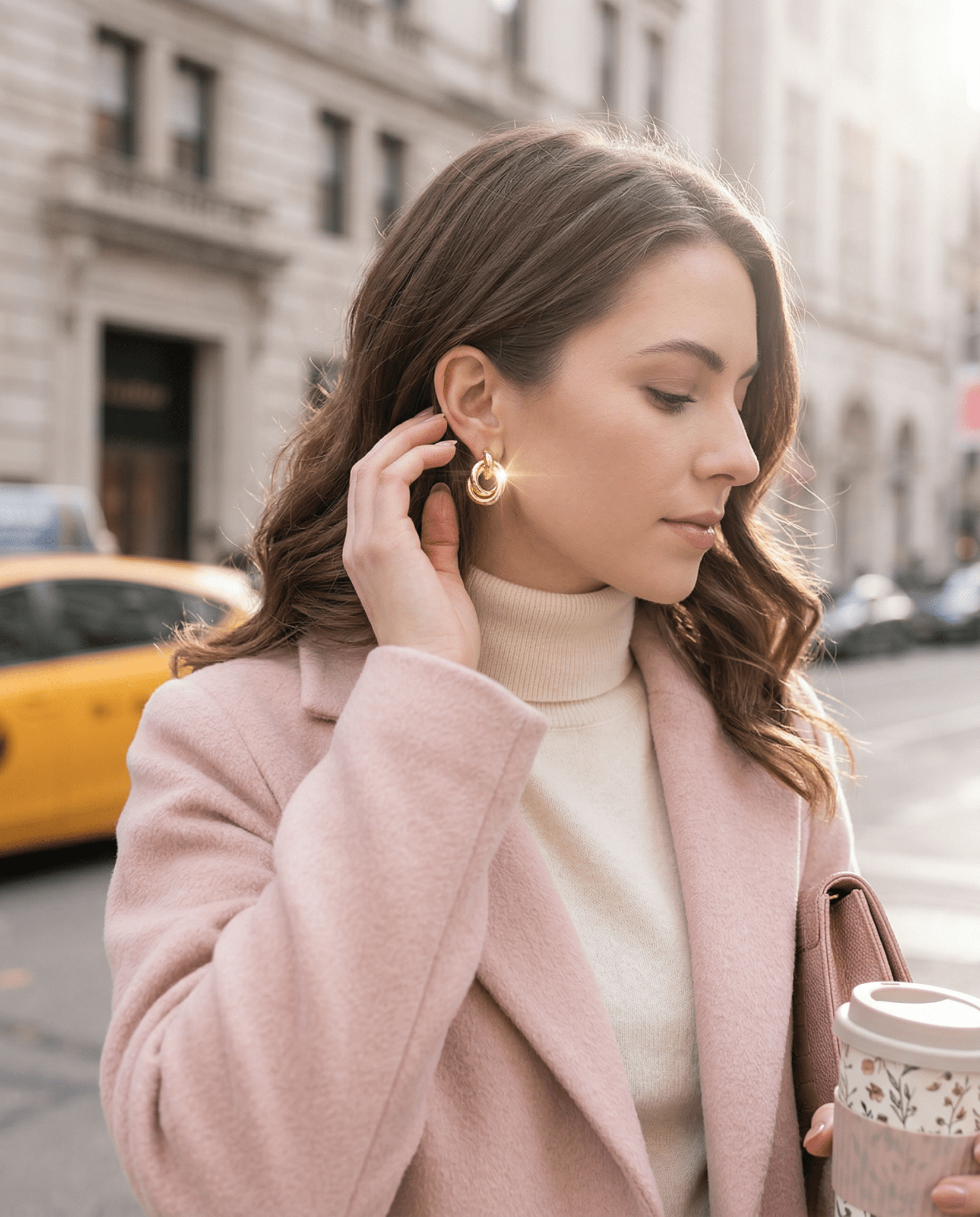 5th Avenue Earrings - Frosted Feminine