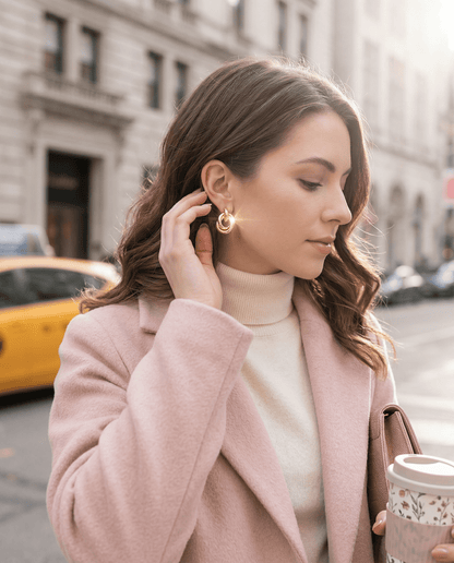 5th Avenue Earrings - Frosted Feminine