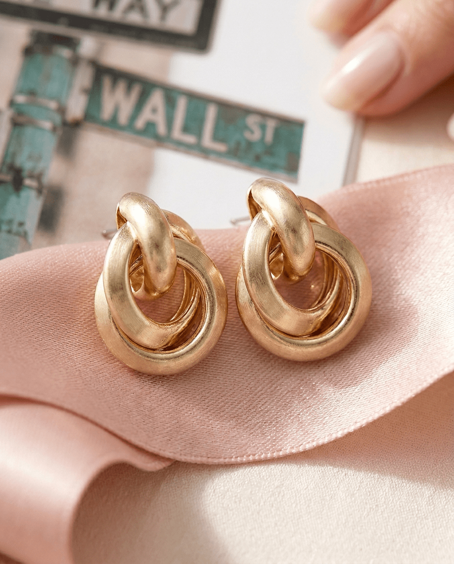 5th Avenue Earrings - Frosted Feminine