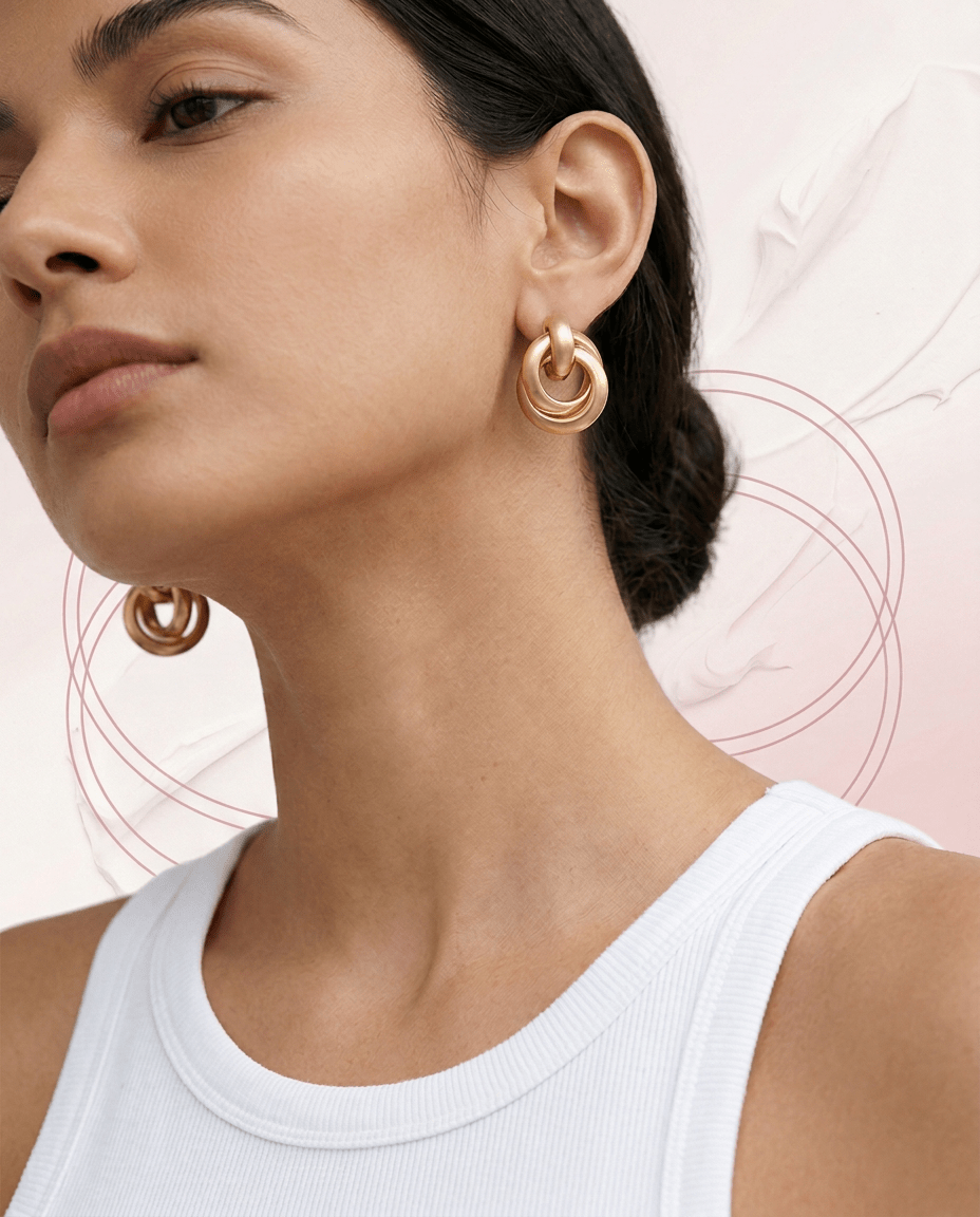 5th Avenue Earrings - Frosted Feminine