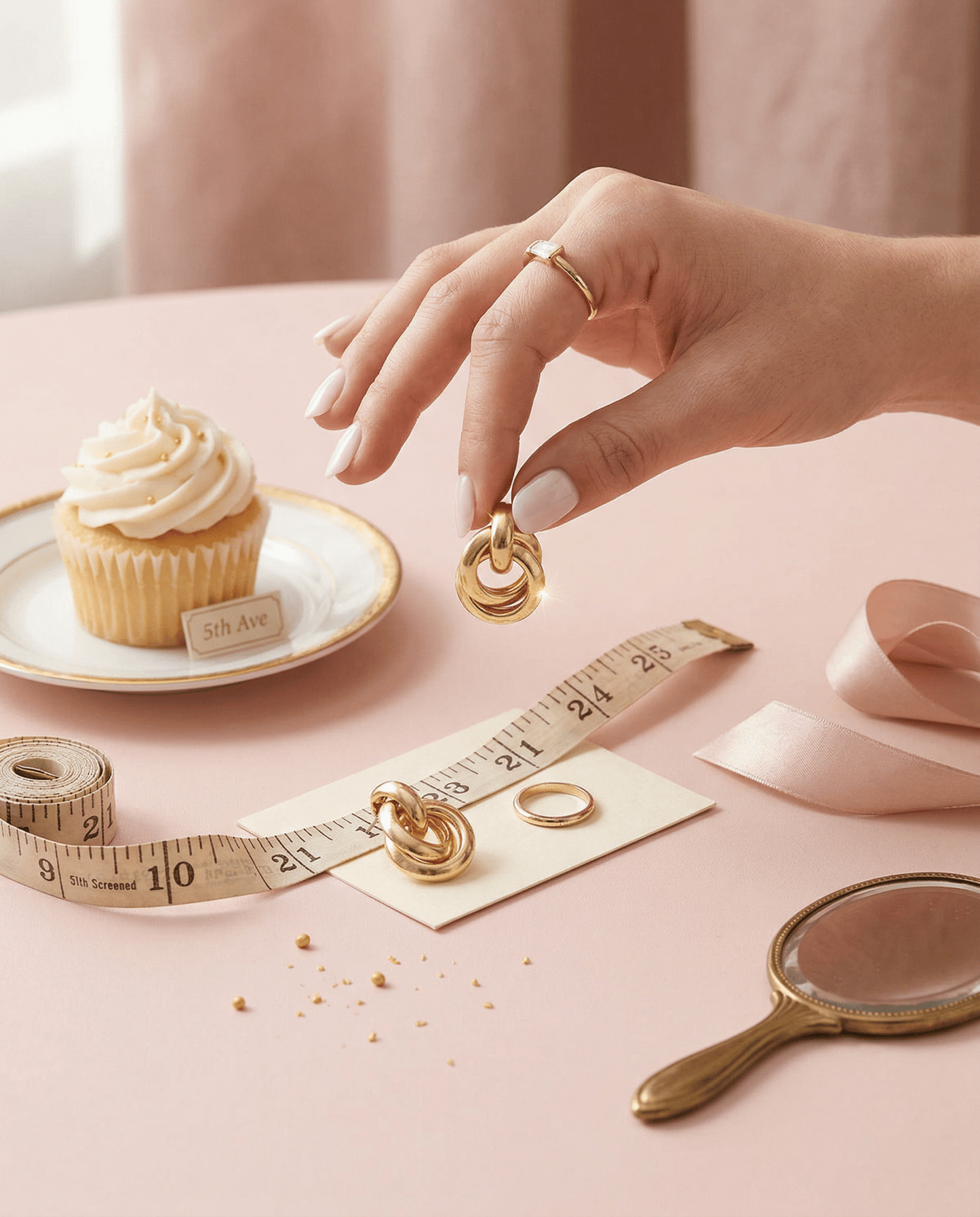 5th Avenue Earrings - Frosted Feminine