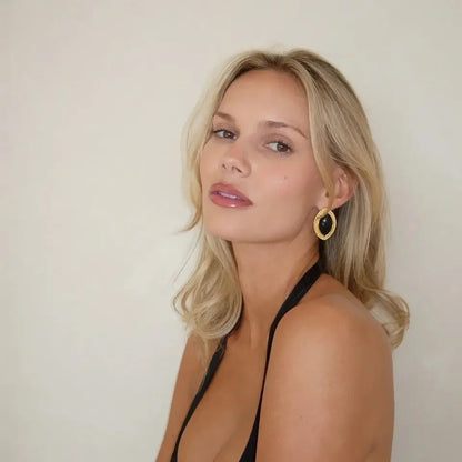 WAG Simple Gold Teardrop Earrings