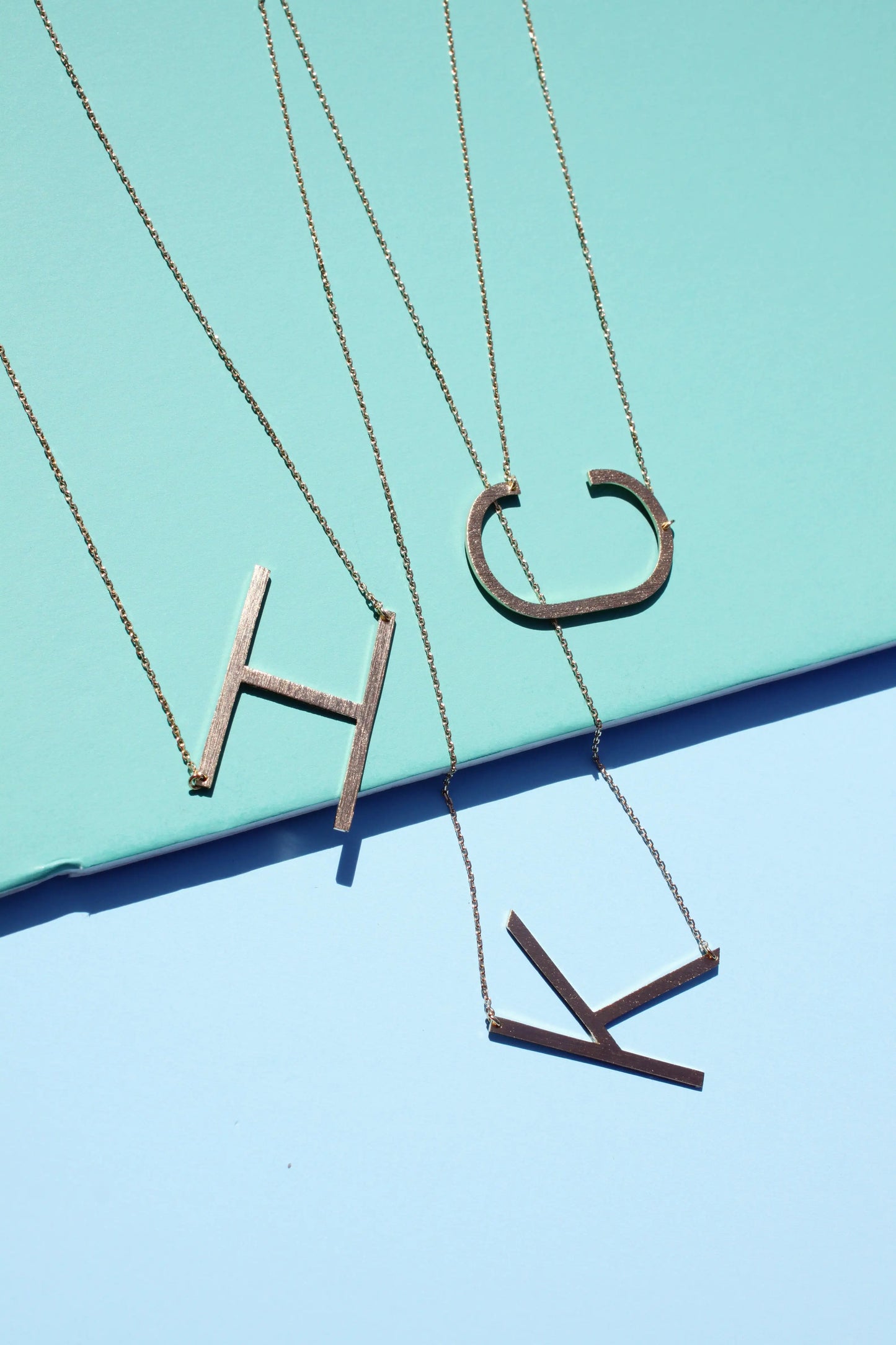 All Eyes on Me Monogram Collection Initial Necklace