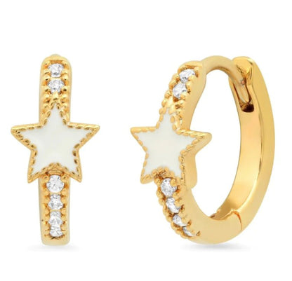 All - Star Earrings - Frosted Feminine