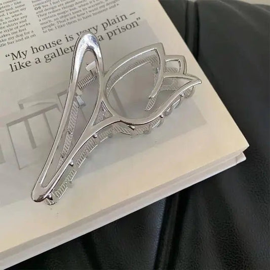 Blossom Claw Clip - Frosted Feminine