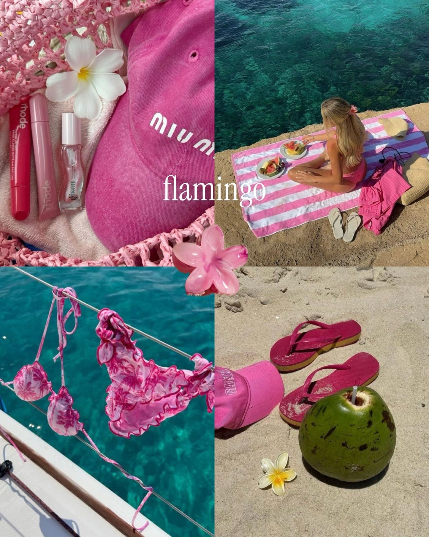 Copacabana Mini Claw Clips - Frosted Feminine