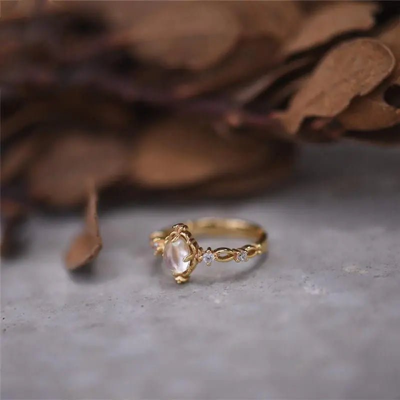 Golden Aura Ring - Frosted Feminine