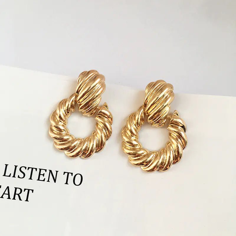 Honey Glaze Hoops - Frosted Feminine
