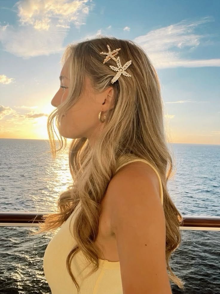Mermaid Muse Starfish Clips - Frosted Feminine