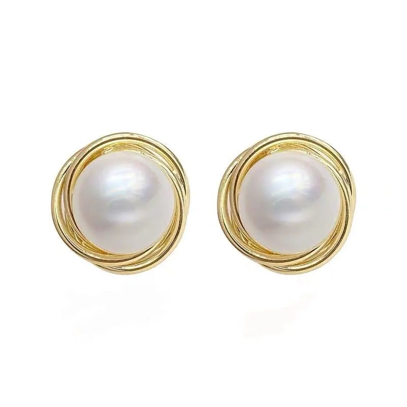 Modern Monroe Studs - Frosted Feminine