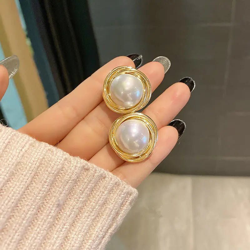 Modern Monroe Studs - Frosted Feminine