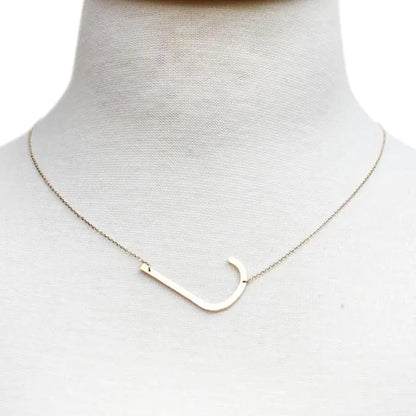 All Eyes on Me Monogram Collection Initial Necklace