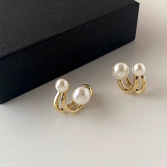 Office Siren Pearl Earrings - Frosted Feminine