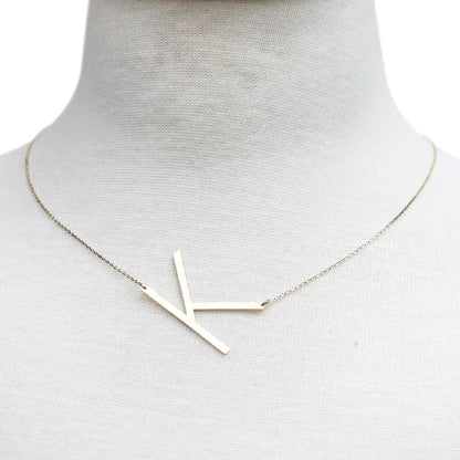 All Eyes on Me Monogram Collection Initial Necklace