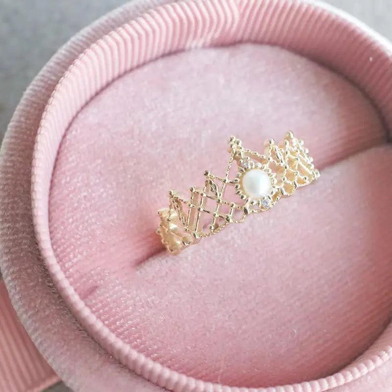 Princess Pearl Ring - Frosted Feminine