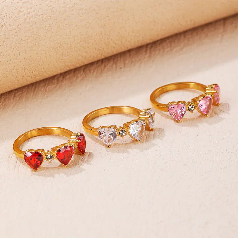 Queen of Hearts Ring - Frosted Feminine