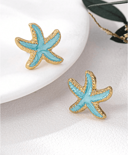 Seashore Stud Earrings - Frosted Feminine