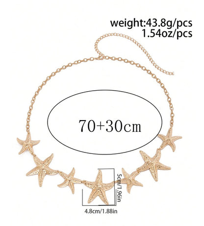 Seaside Siren Starfish Belt - Frosted Feminine