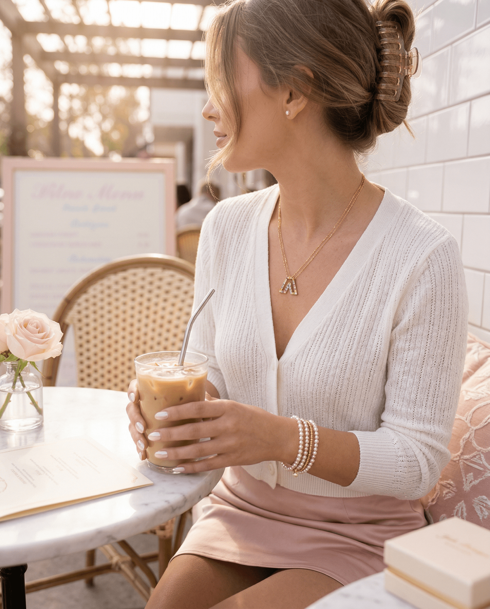 Signature Sprinkle Necklace - Frosted Feminine