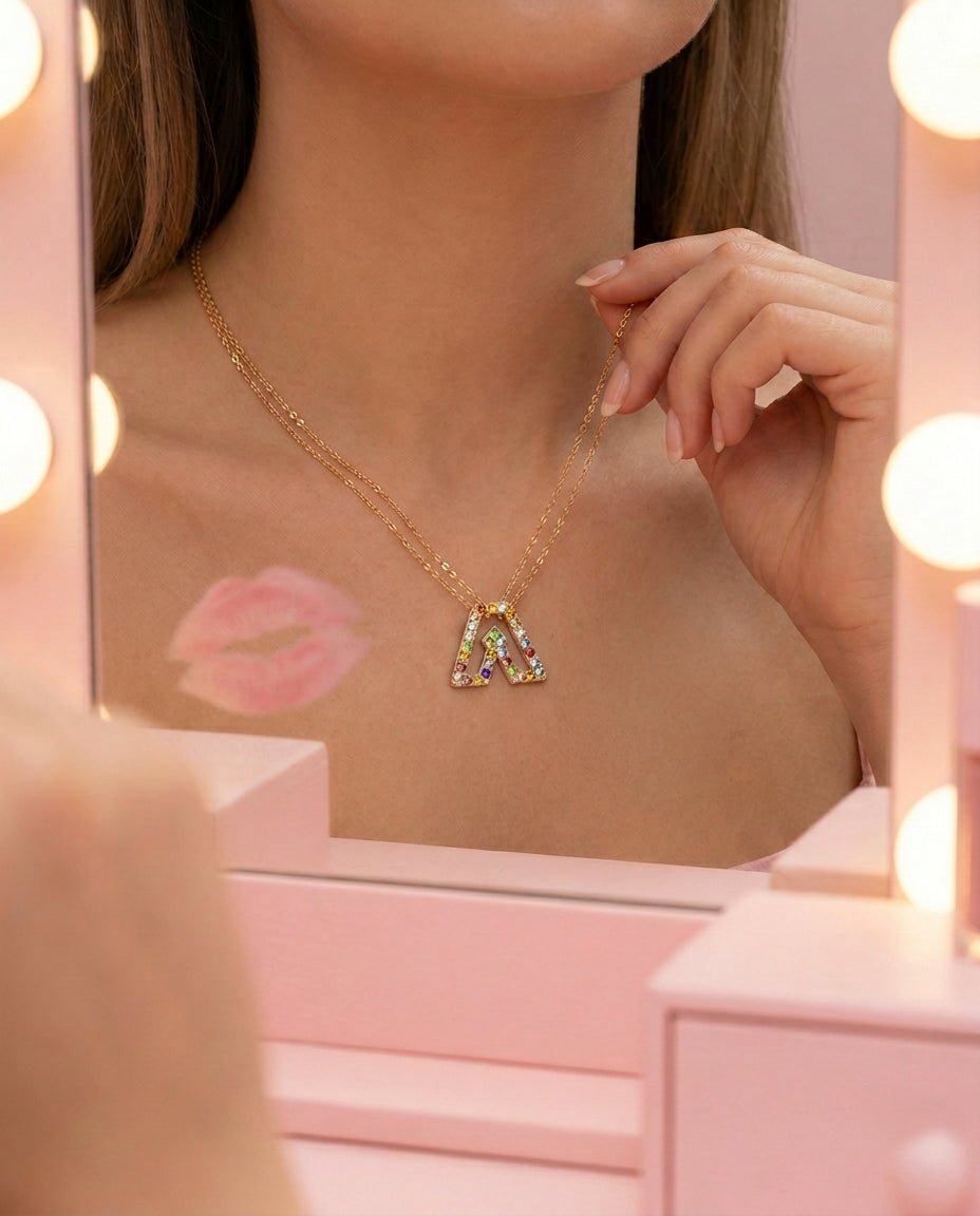 Signature Sprinkle Necklace - Frosted Feminine