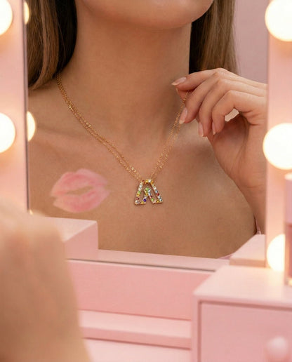 Signature Sprinkle Necklace - Frosted Feminine