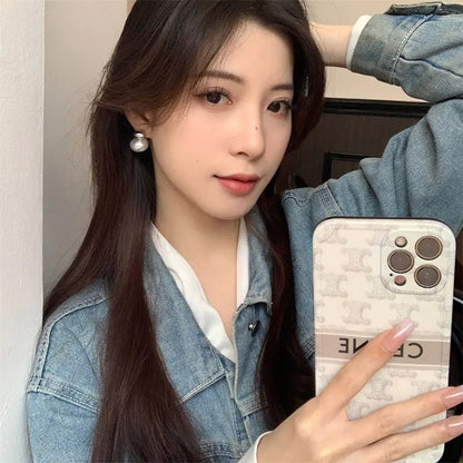 Soft Girl Pearl Studs - Frosted Feminine