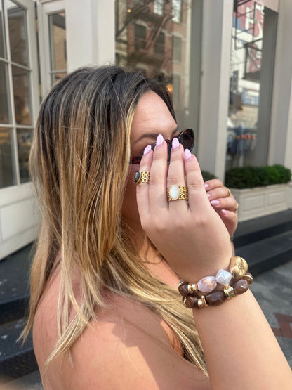 Toasted Treasure Rings - Frosted Feminine