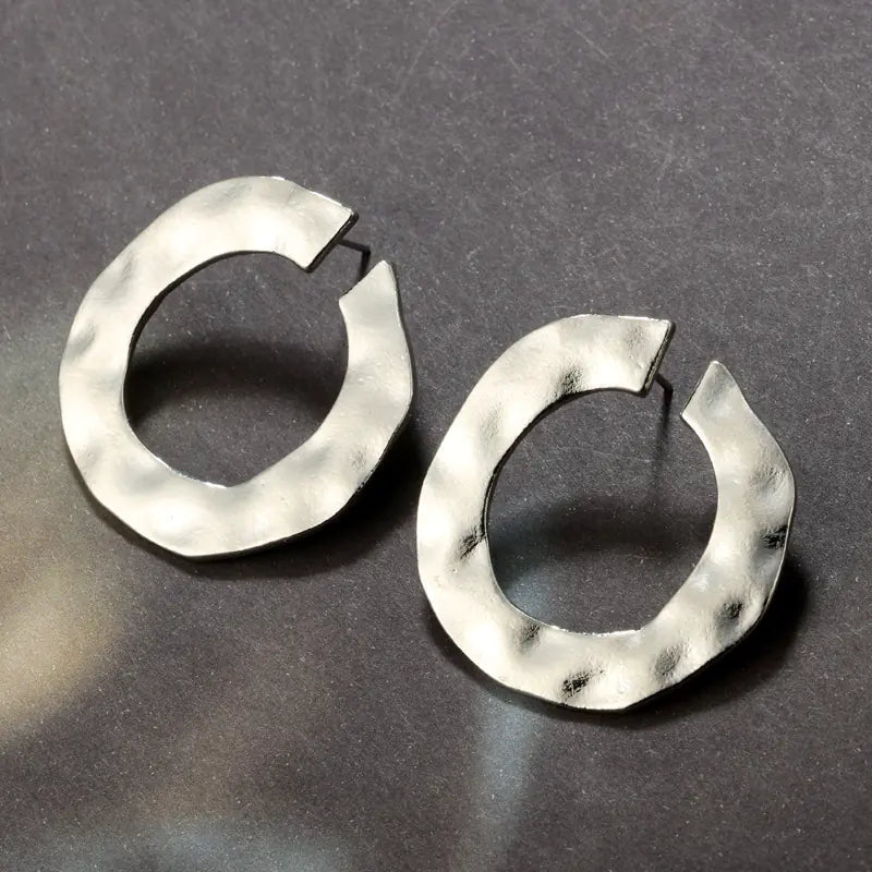 Trophy Wife Geometric Earrings - Frosted Feminine