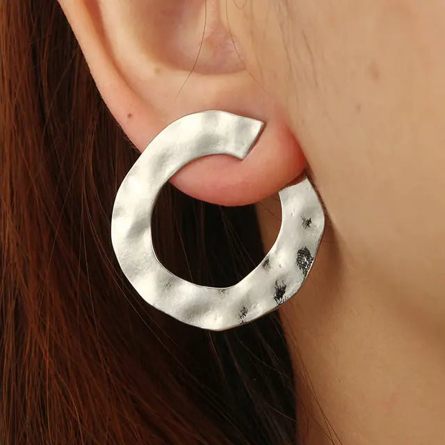 Trophy Wife Geometric Earrings - Frosted Feminine