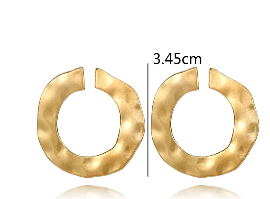 Trophy Wife Geometric Earrings - Frosted Feminine